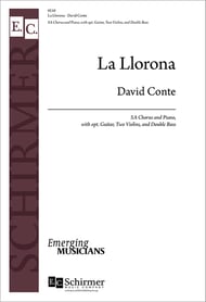 La Llorona SA choral sheet music cover Thumbnail